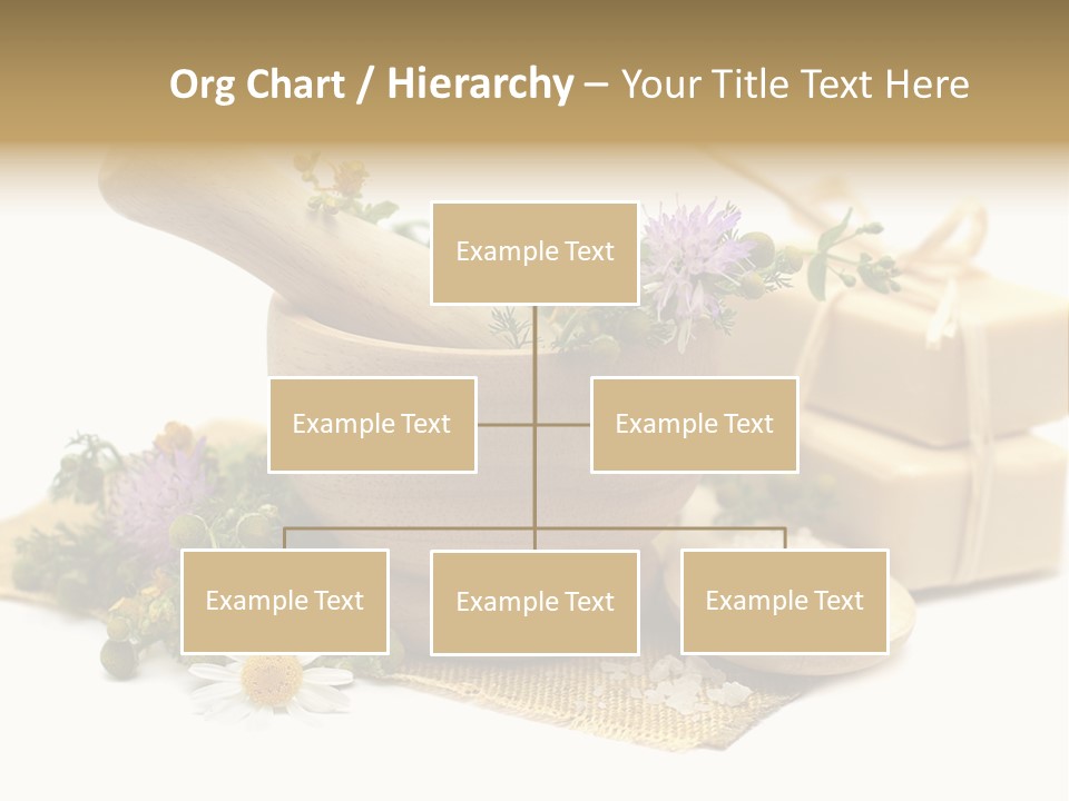 A Mortar, Mortars, And Flowers In A Mortar Bowl Powerpoint Template PowerPoint Template