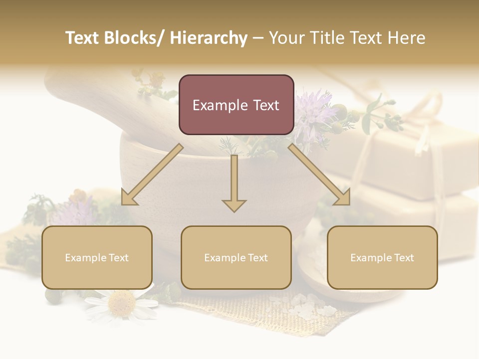 A Mortar, Mortars, And Flowers In A Mortar Bowl Powerpoint Template PowerPoint Template