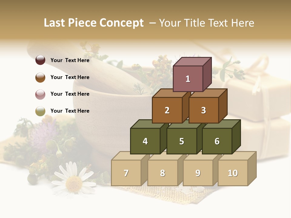 A Mortar, Mortars, And Flowers In A Mortar Bowl Powerpoint Template PowerPoint Template