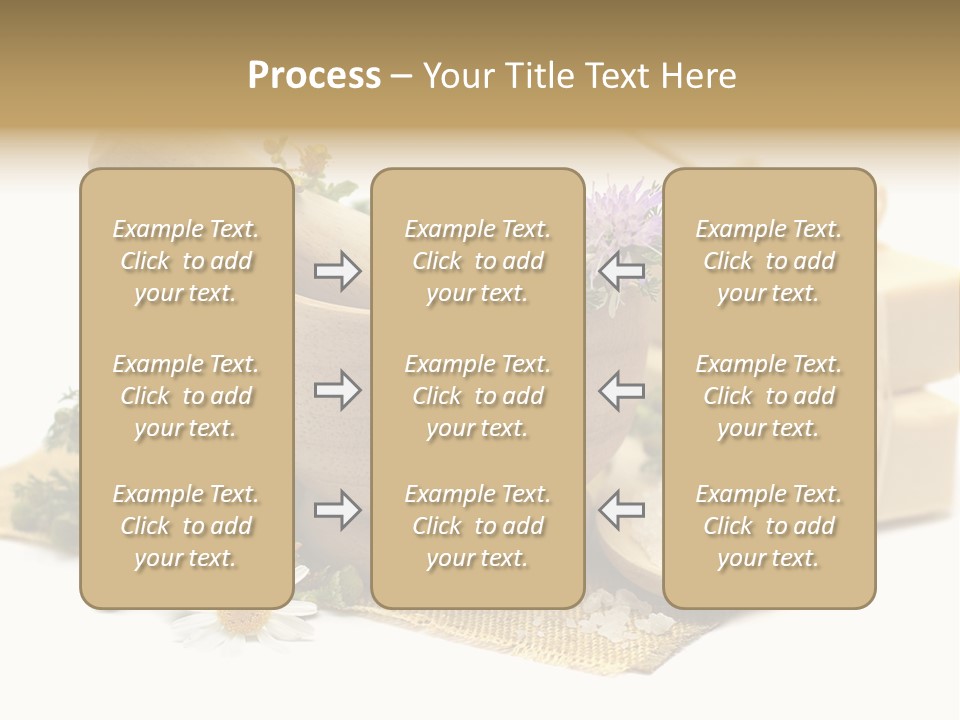 A Mortar, Mortars, And Flowers In A Mortar Bowl Powerpoint Template PowerPoint Template
