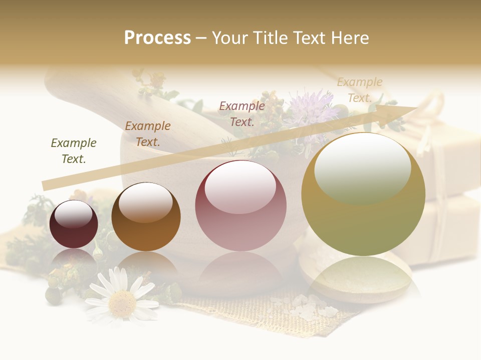 A Mortar, Mortars, And Flowers In A Mortar Bowl Powerpoint Template PowerPoint Template