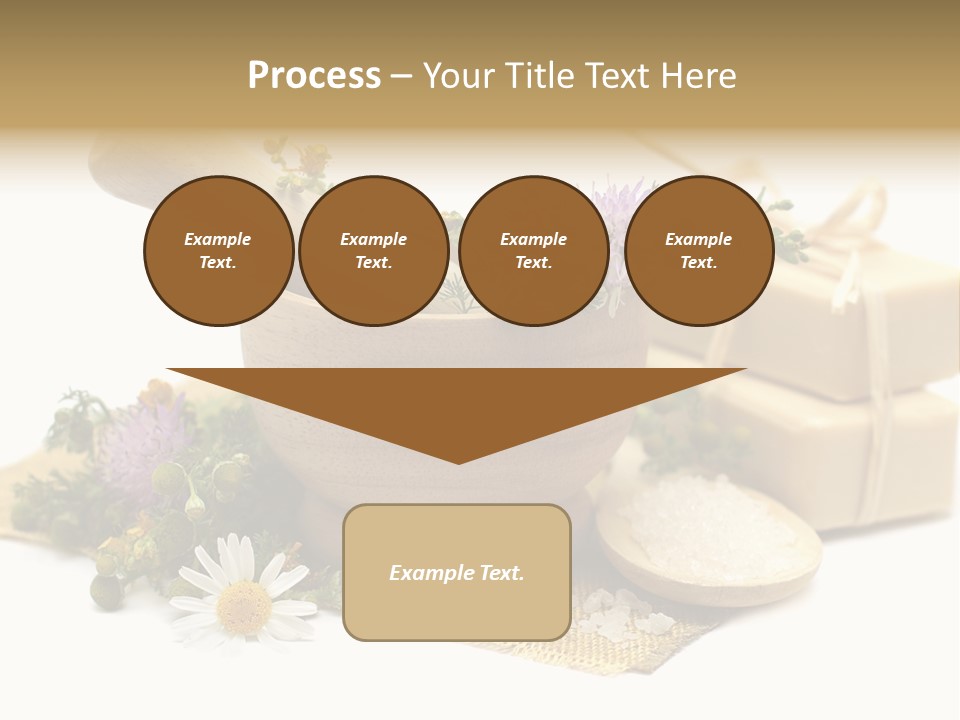 A Mortar, Mortars, And Flowers In A Mortar Bowl Powerpoint Template PowerPoint Template