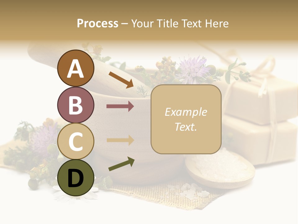A Mortar, Mortars, And Flowers In A Mortar Bowl Powerpoint Template PowerPoint Template