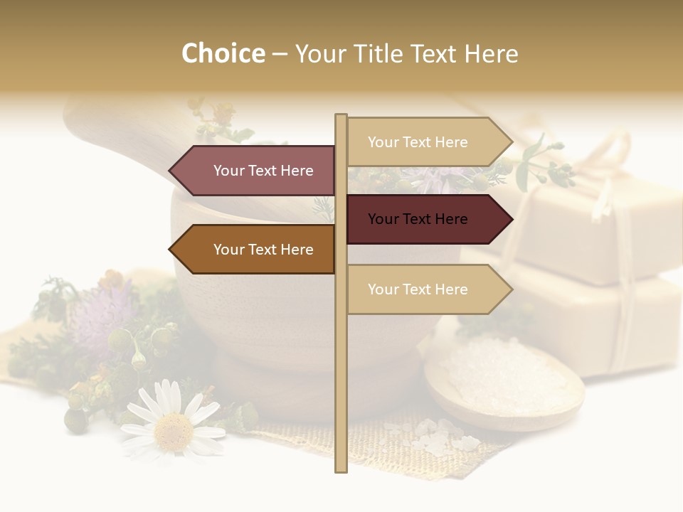 A Mortar, Mortars, And Flowers In A Mortar Bowl Powerpoint Template PowerPoint Template