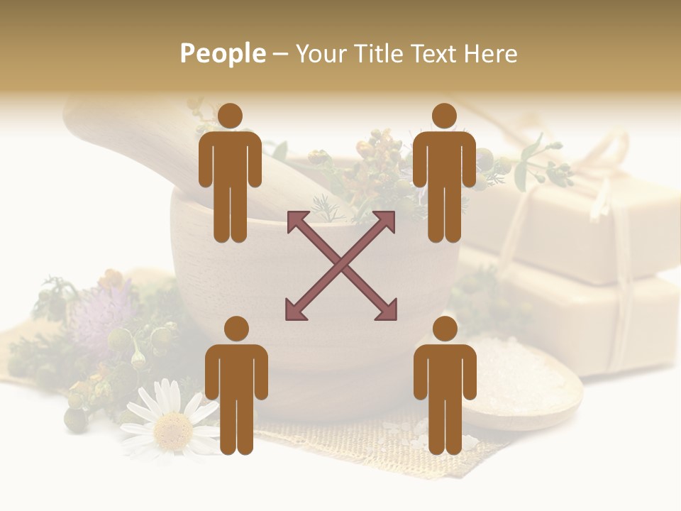 A Mortar, Mortars, And Flowers In A Mortar Bowl Powerpoint Template PowerPoint Template