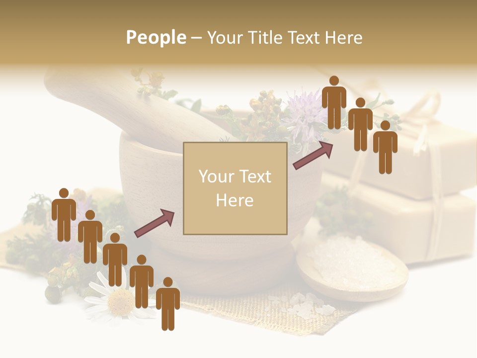 A Mortar, Mortars, And Flowers In A Mortar Bowl Powerpoint Template PowerPoint Template