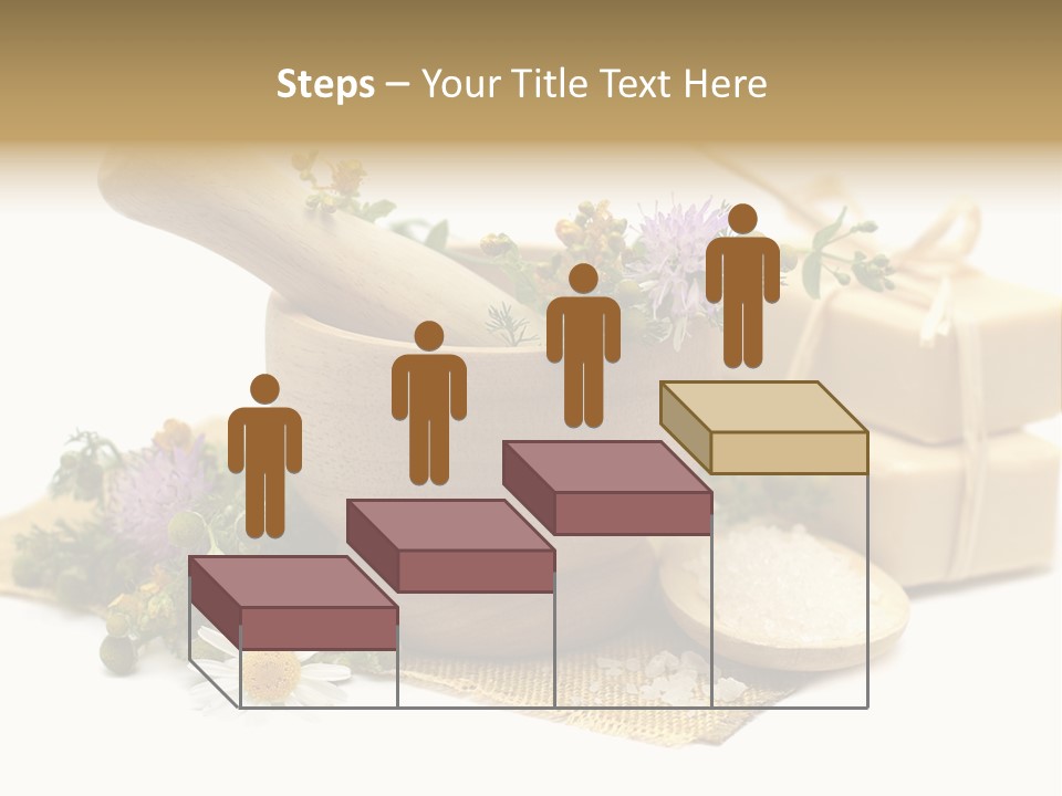 A Mortar, Mortars, And Flowers In A Mortar Bowl Powerpoint Template PowerPoint Template