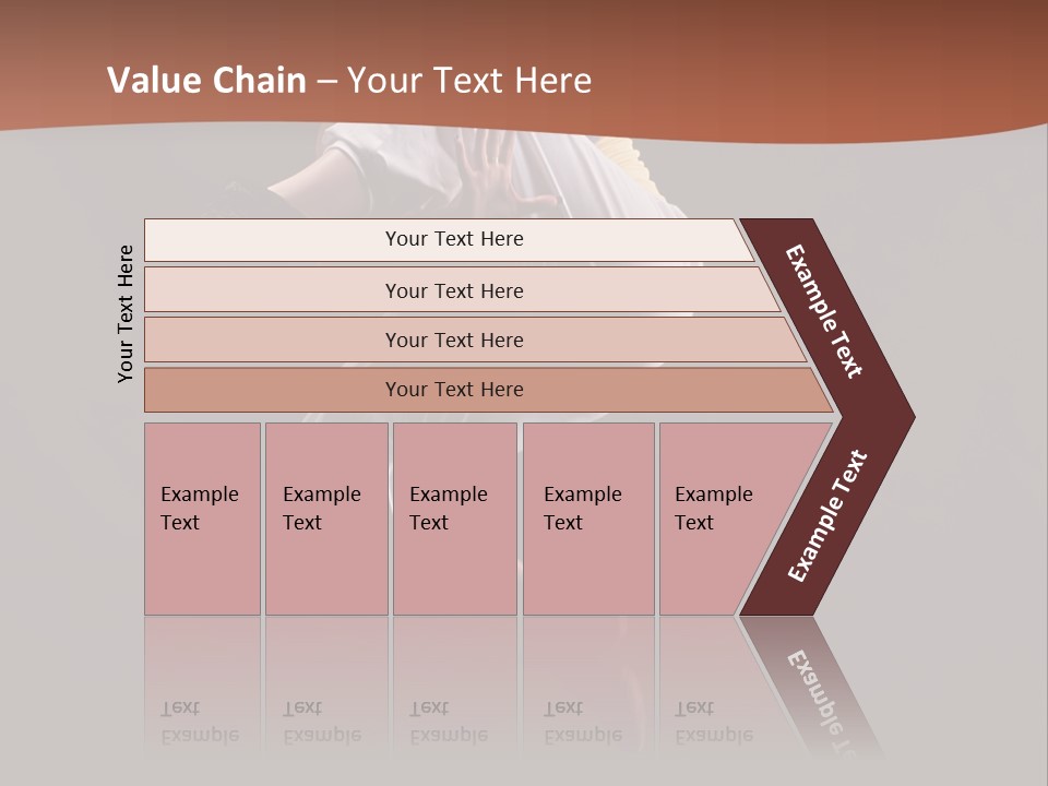 A Woman Jumping In The Air With Her Arms Outstretched PowerPoint Template