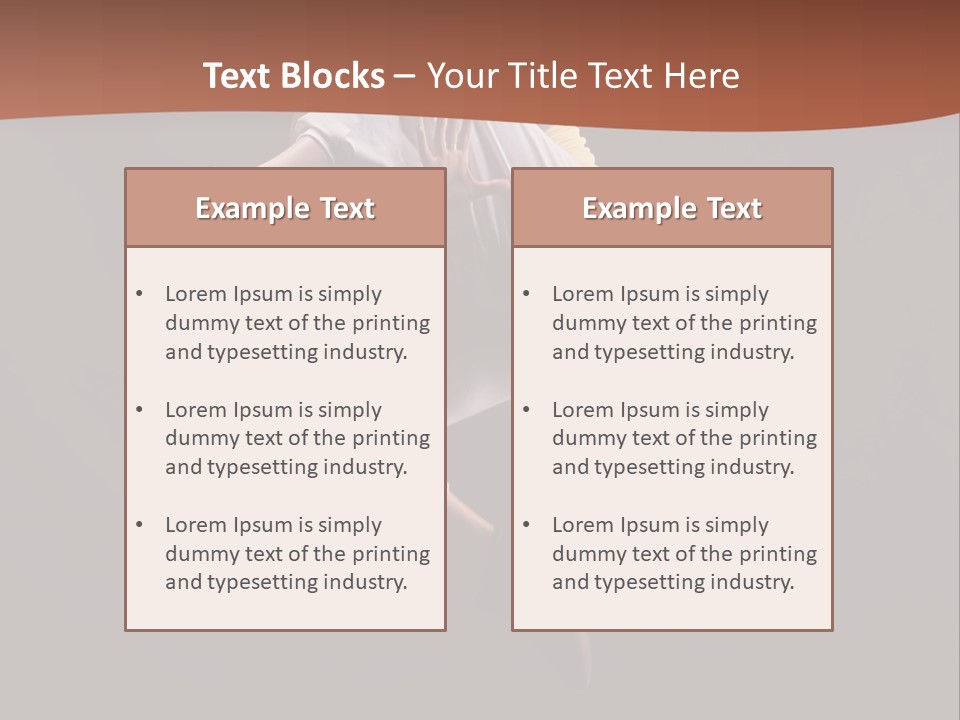 A Woman Jumping In The Air With Her Arms Outstretched PowerPoint Template