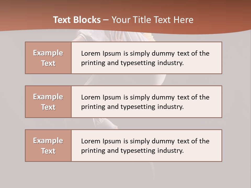 A Woman Jumping In The Air With Her Arms Outstretched PowerPoint Template