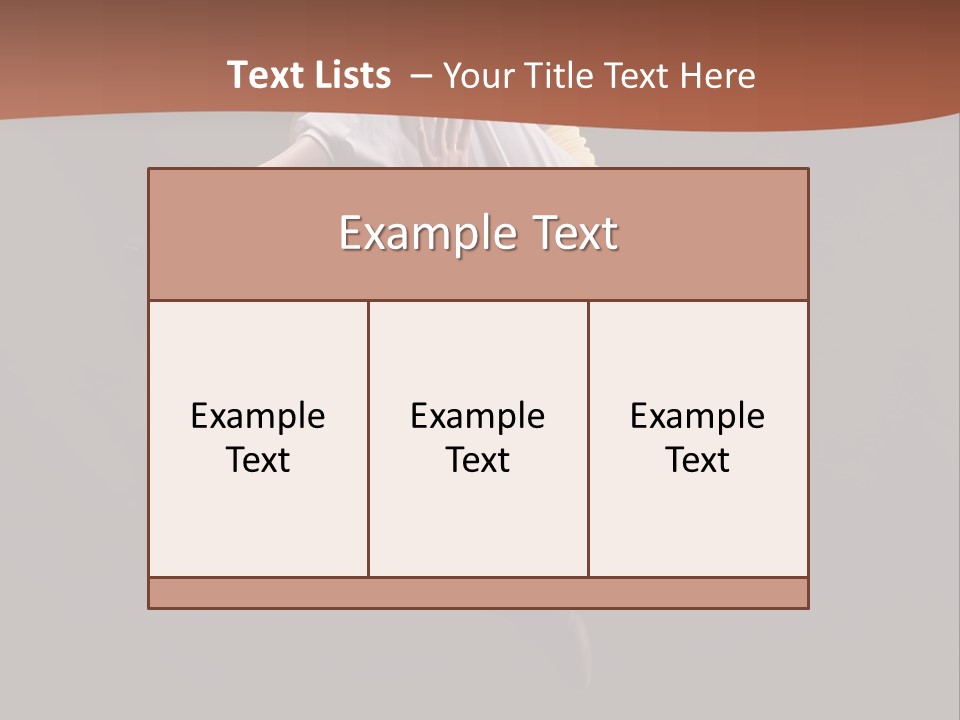 A Woman Jumping In The Air With Her Arms Outstretched PowerPoint Template