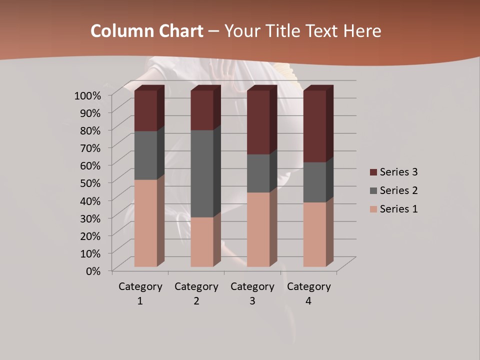 A Woman Jumping In The Air With Her Arms Outstretched PowerPoint Template