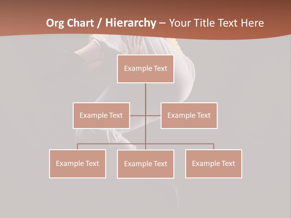 A Woman Jumping In The Air With Her Arms Outstretched PowerPoint Template