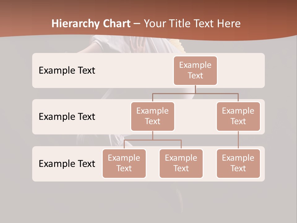 A Woman Jumping In The Air With Her Arms Outstretched PowerPoint Template