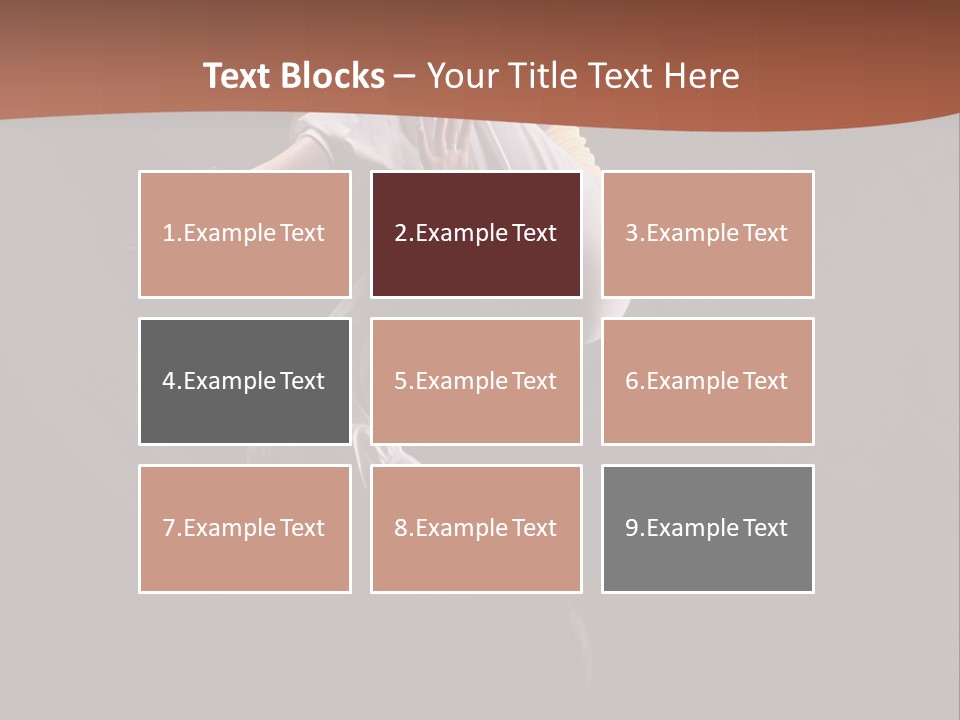 A Woman Jumping In The Air With Her Arms Outstretched PowerPoint Template