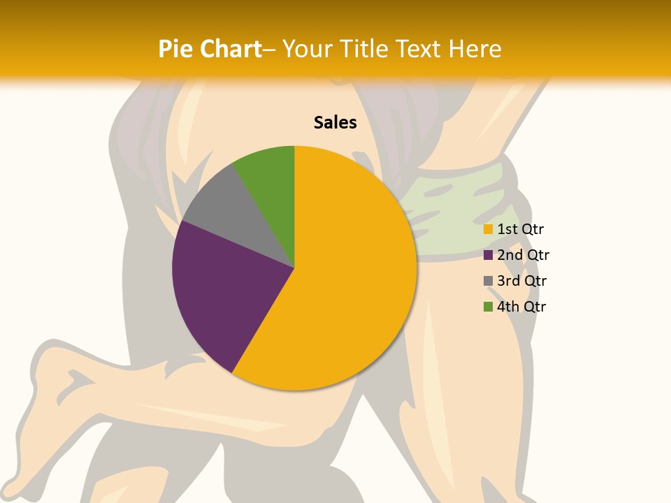 A Couple Of People Hugging Each Other On A Yellow Background PowerPoint Template