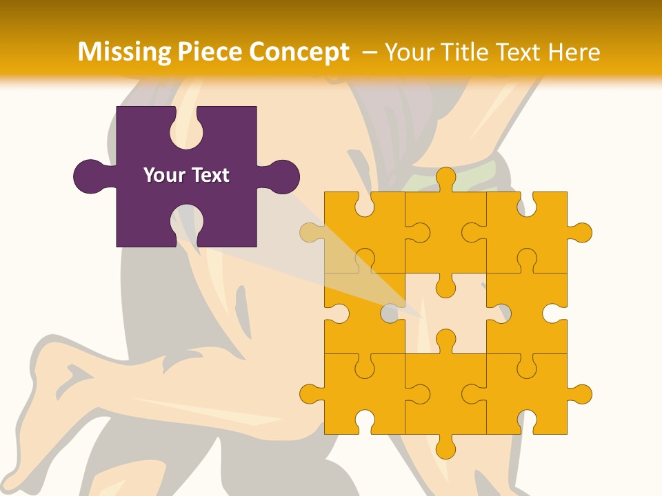 A Couple Of People Hugging Each Other On A Yellow Background PowerPoint Template