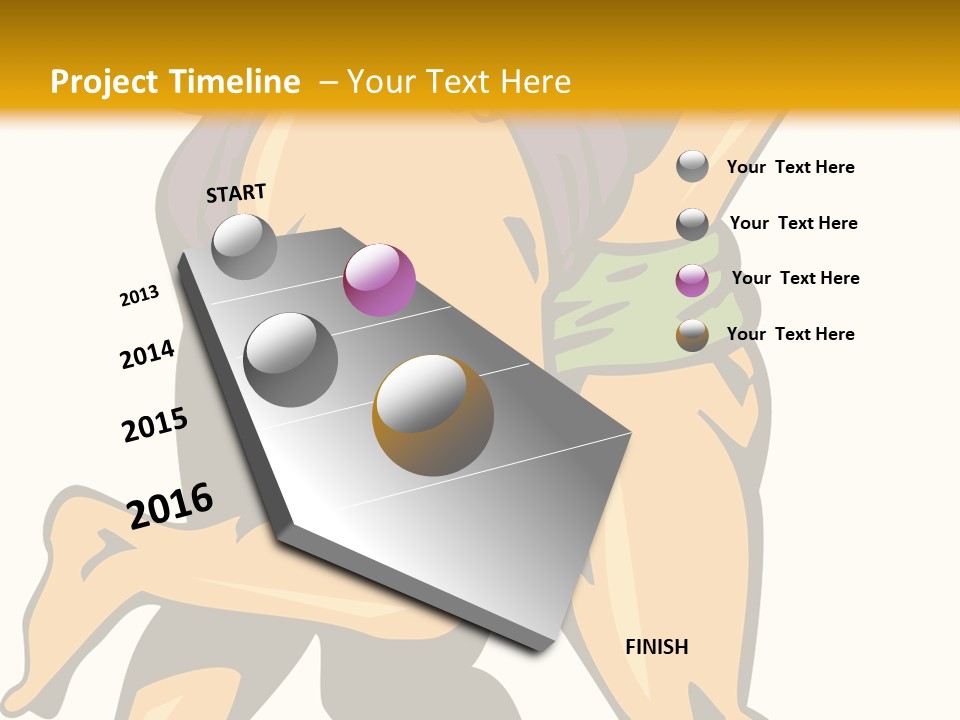 A Couple Of People Hugging Each Other On A Yellow Background PowerPoint Template