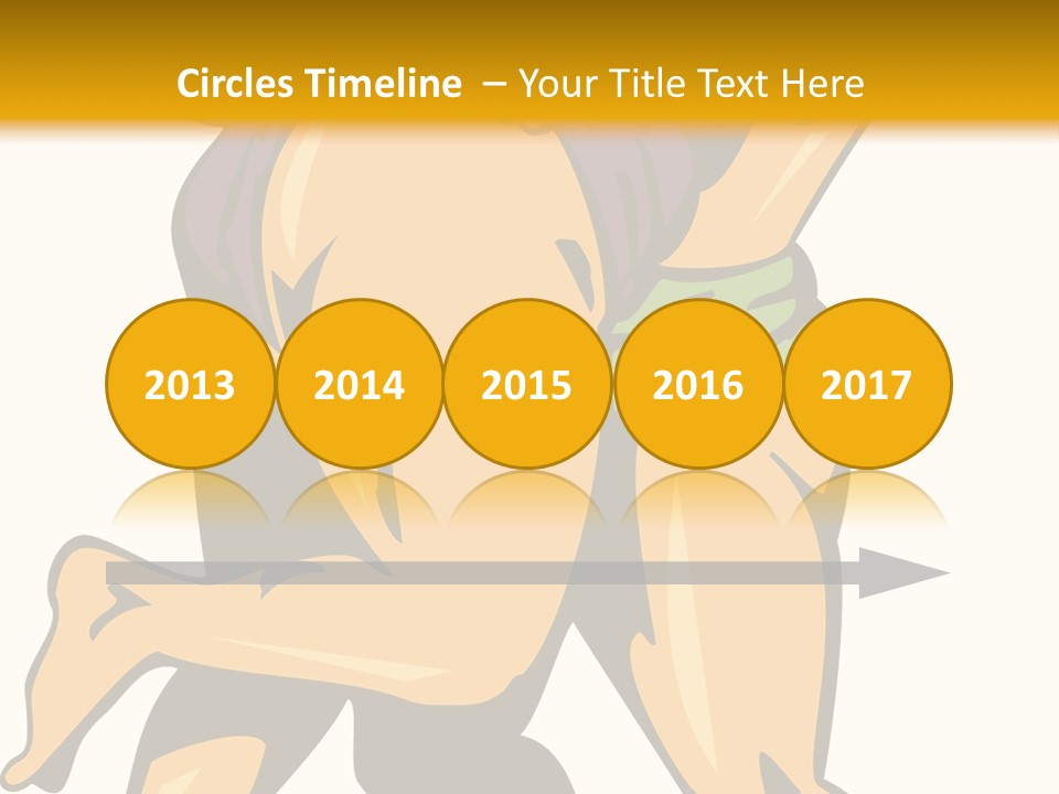 A Couple Of People Hugging Each Other On A Yellow Background PowerPoint Template