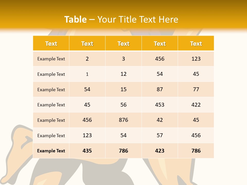 A Couple Of People Hugging Each Other On A Yellow Background PowerPoint Template