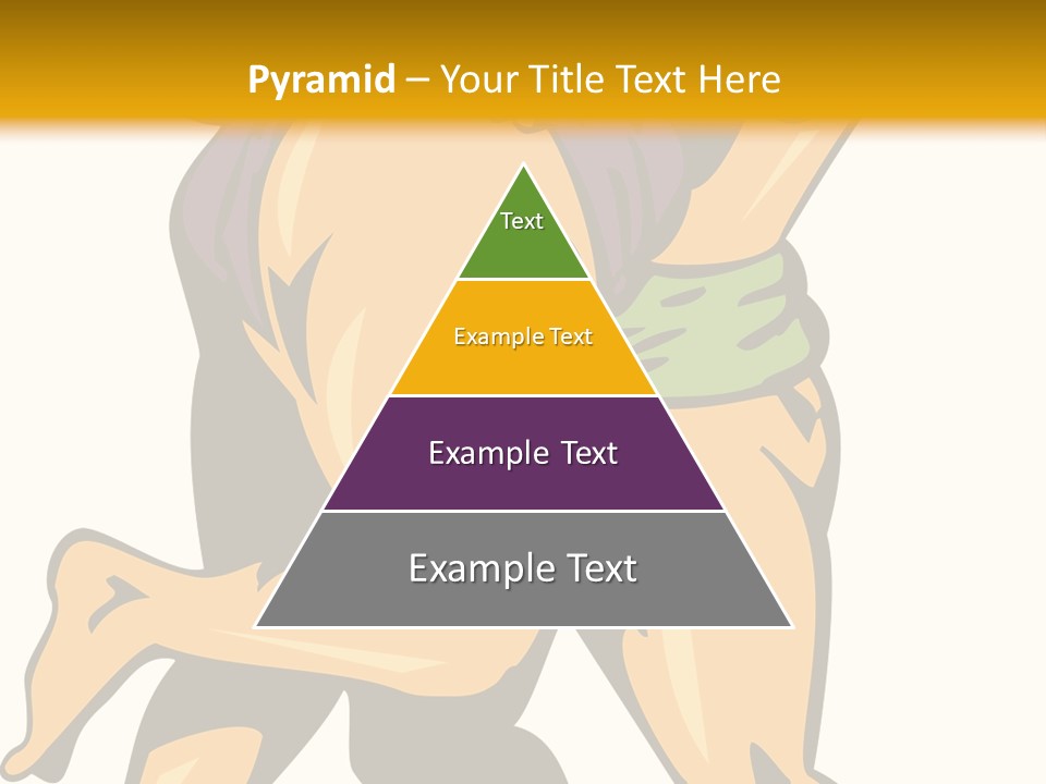 A Couple Of People Hugging Each Other On A Yellow Background PowerPoint Template