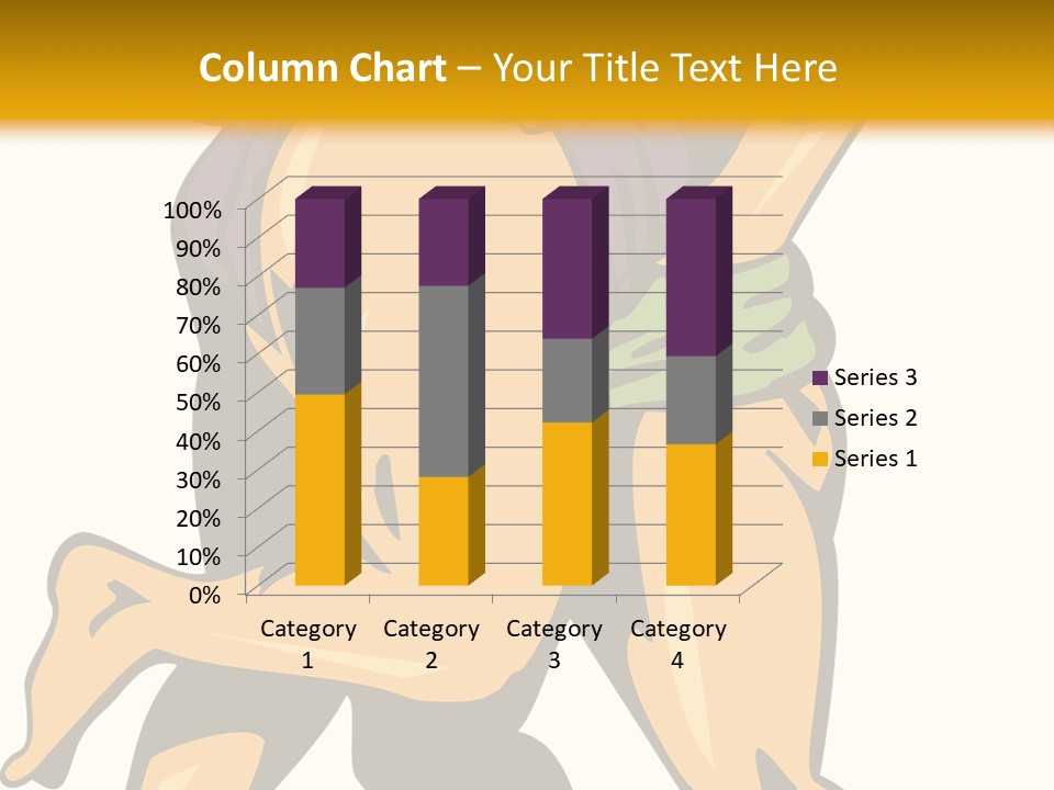 A Couple Of People Hugging Each Other On A Yellow Background PowerPoint Template