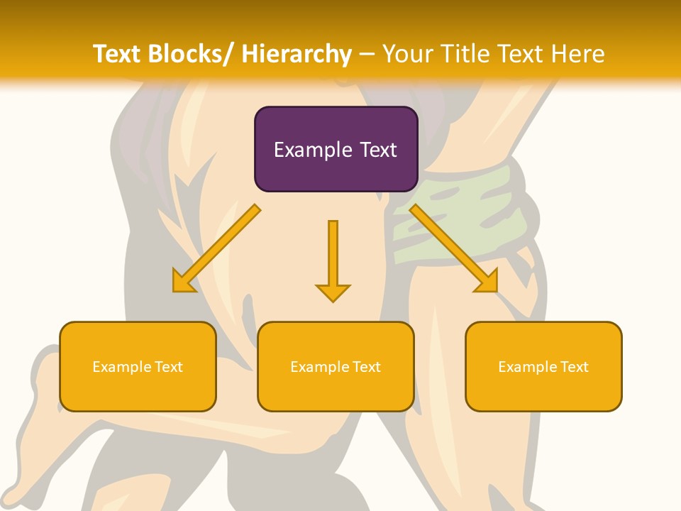 A Couple Of People Hugging Each Other On A Yellow Background PowerPoint Template