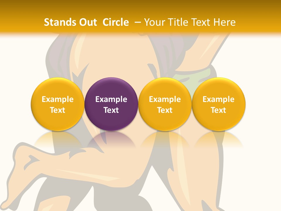 A Couple Of People Hugging Each Other On A Yellow Background PowerPoint Template