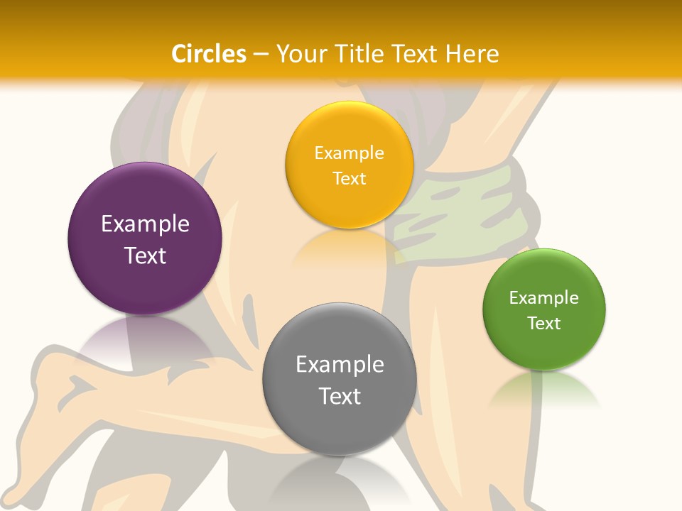 A Couple Of People Hugging Each Other On A Yellow Background PowerPoint Template