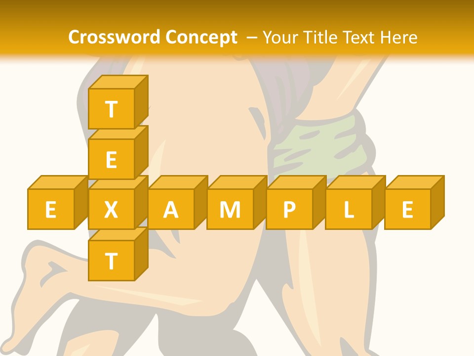 A Couple Of People Hugging Each Other On A Yellow Background PowerPoint Template