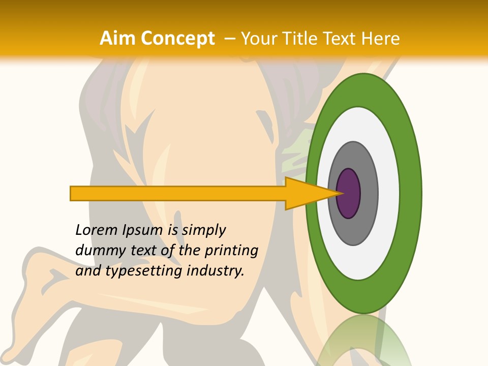 A Couple Of People Hugging Each Other On A Yellow Background PowerPoint Template