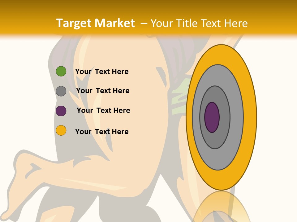 A Couple Of People Hugging Each Other On A Yellow Background PowerPoint Template