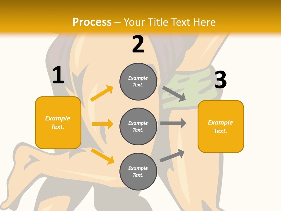 A Couple Of People Hugging Each Other On A Yellow Background PowerPoint Template