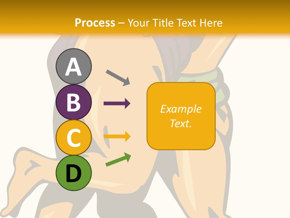 A Couple Of People Hugging Each Other On A Yellow Background PowerPoint Template