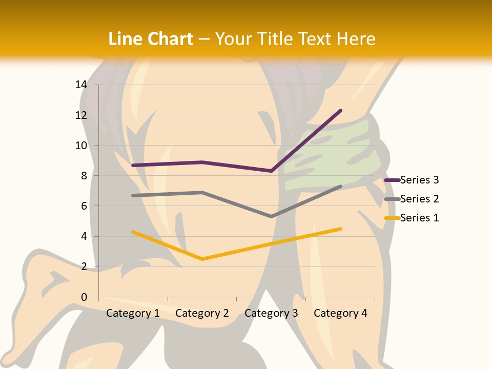 A Couple Of People Hugging Each Other On A Yellow Background PowerPoint Template