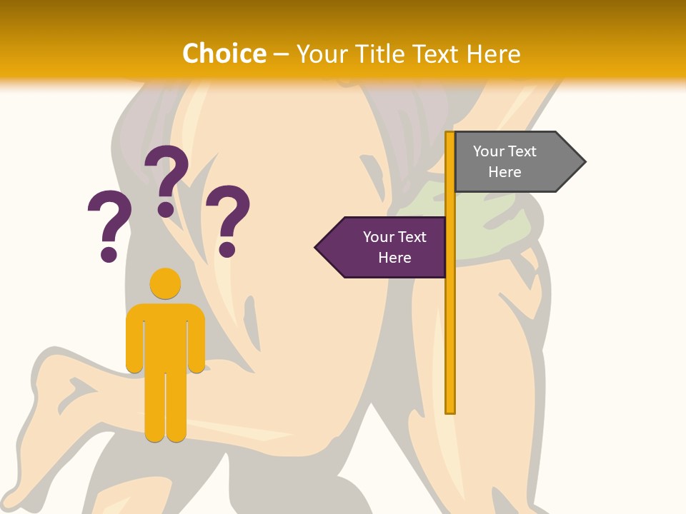 A Couple Of People Hugging Each Other On A Yellow Background PowerPoint Template