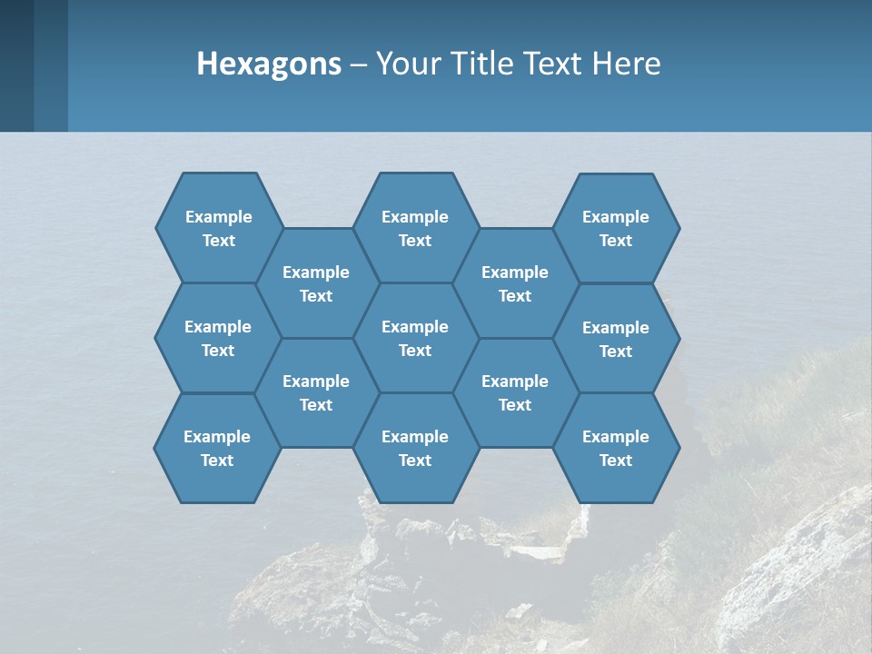 A Stone Arch On A Cliff Overlooking The Ocean PowerPoint Template