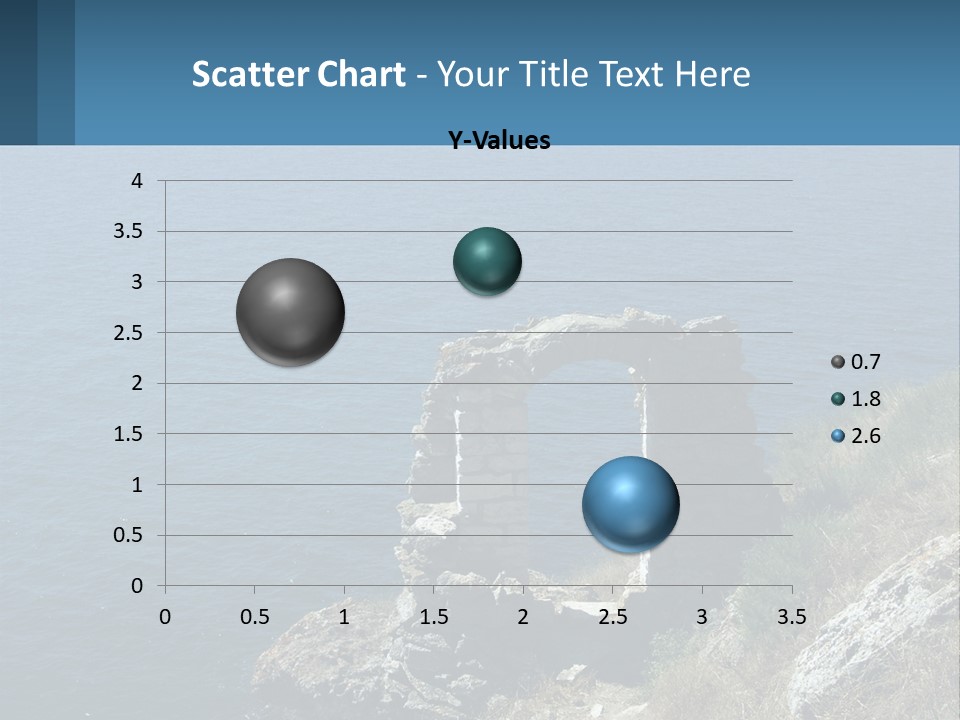 A Stone Arch On A Cliff Overlooking The Ocean PowerPoint Template
