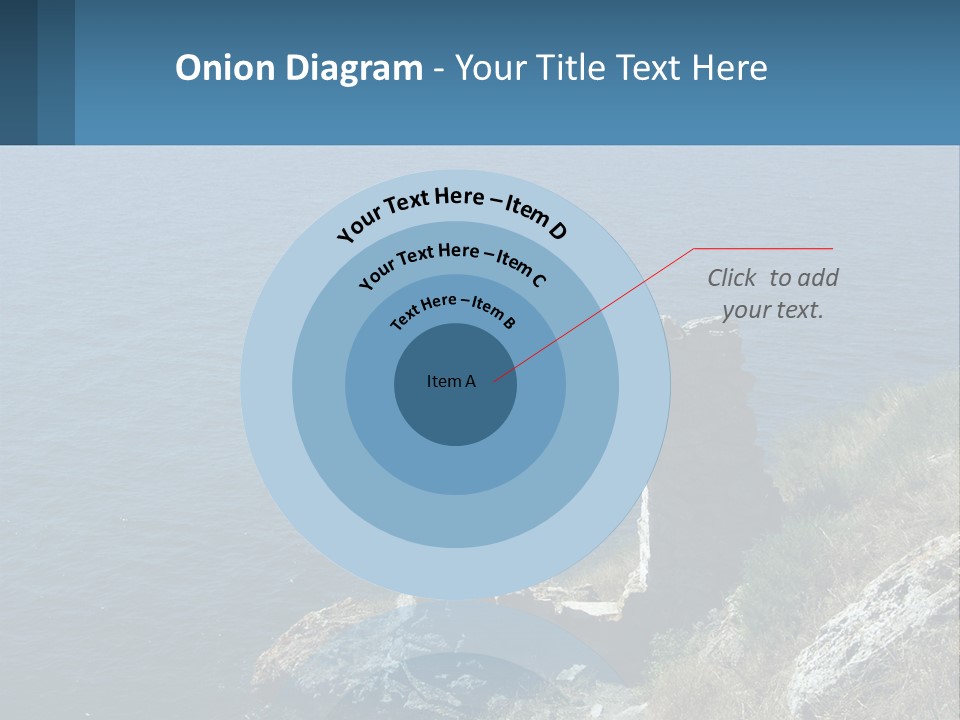 A Stone Arch On A Cliff Overlooking The Ocean PowerPoint Template