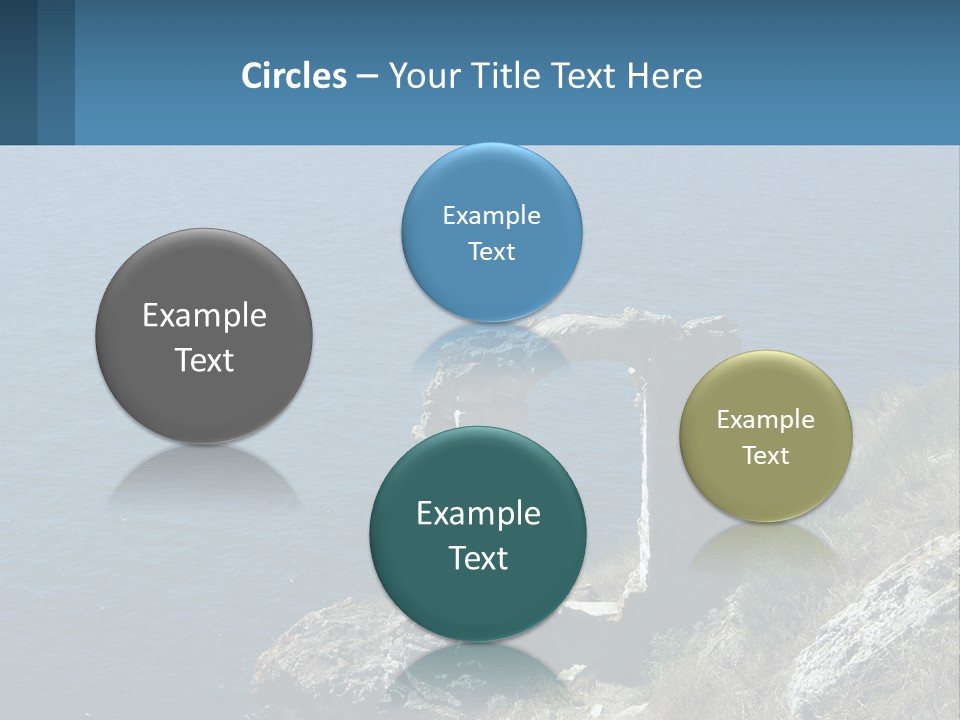 A Stone Arch On A Cliff Overlooking The Ocean PowerPoint Template