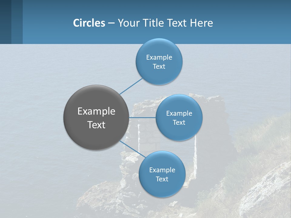 A Stone Arch On A Cliff Overlooking The Ocean PowerPoint Template