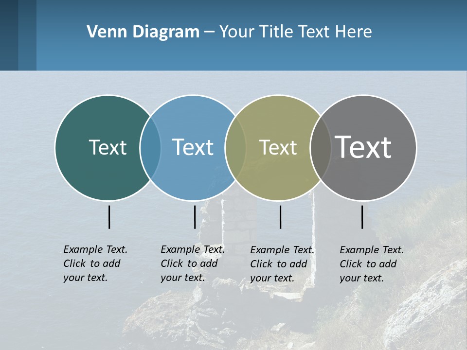 A Stone Arch On A Cliff Overlooking The Ocean PowerPoint Template