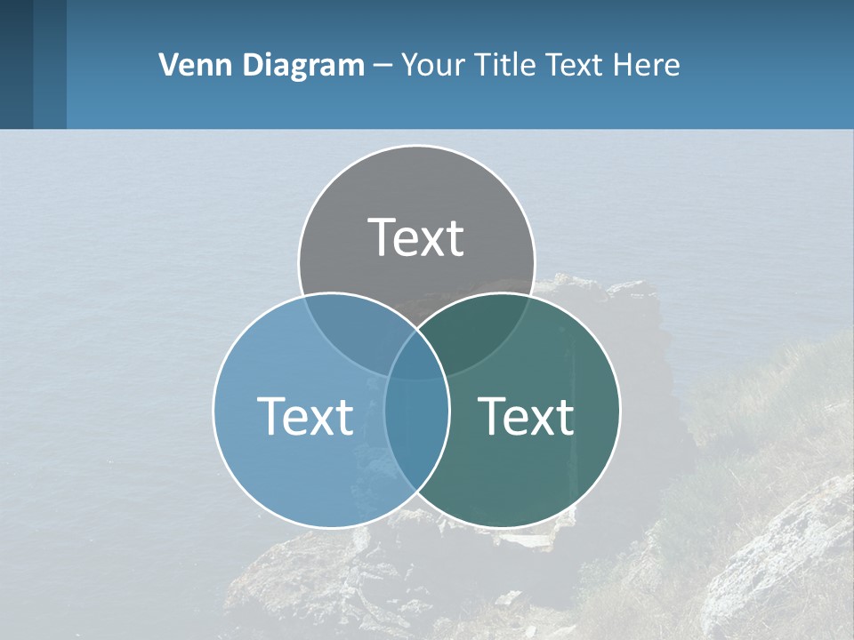 A Stone Arch On A Cliff Overlooking The Ocean PowerPoint Template