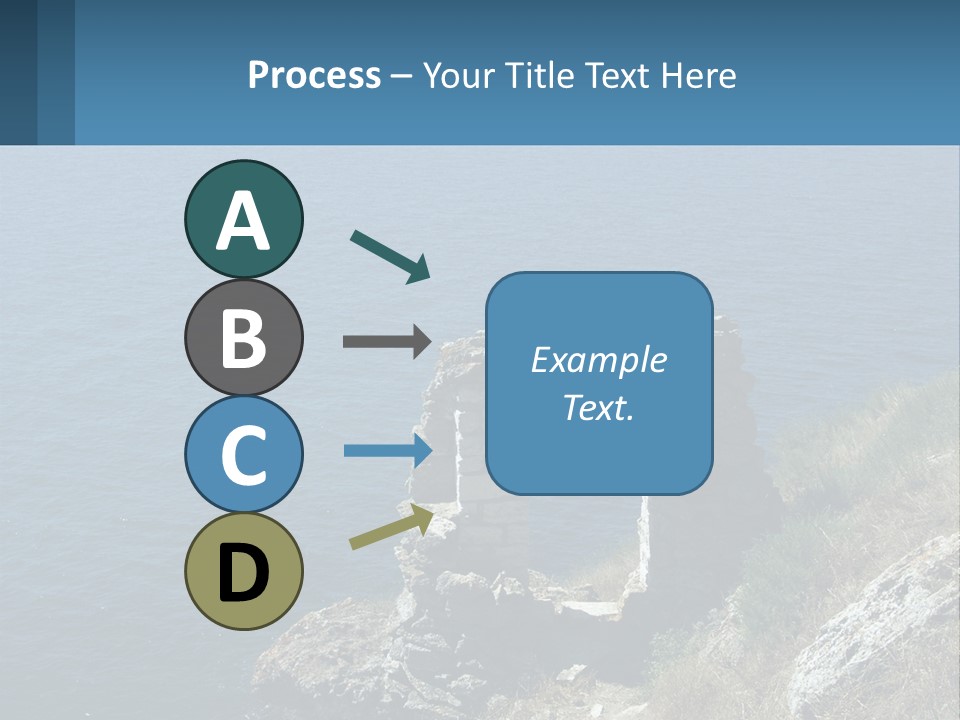 A Stone Arch On A Cliff Overlooking The Ocean PowerPoint Template