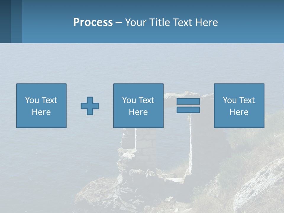 A Stone Arch On A Cliff Overlooking The Ocean PowerPoint Template
