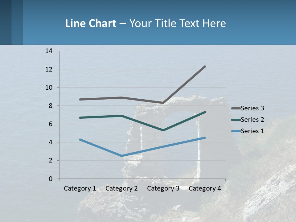 A Stone Arch On A Cliff Overlooking The Ocean PowerPoint Template