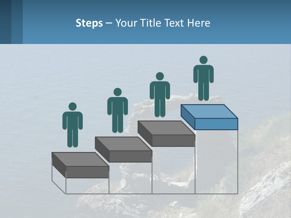 A Stone Arch On A Cliff Overlooking The Ocean PowerPoint Template