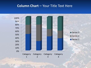 A Large Body Of Water Surrounded By Mountains PowerPoint Template