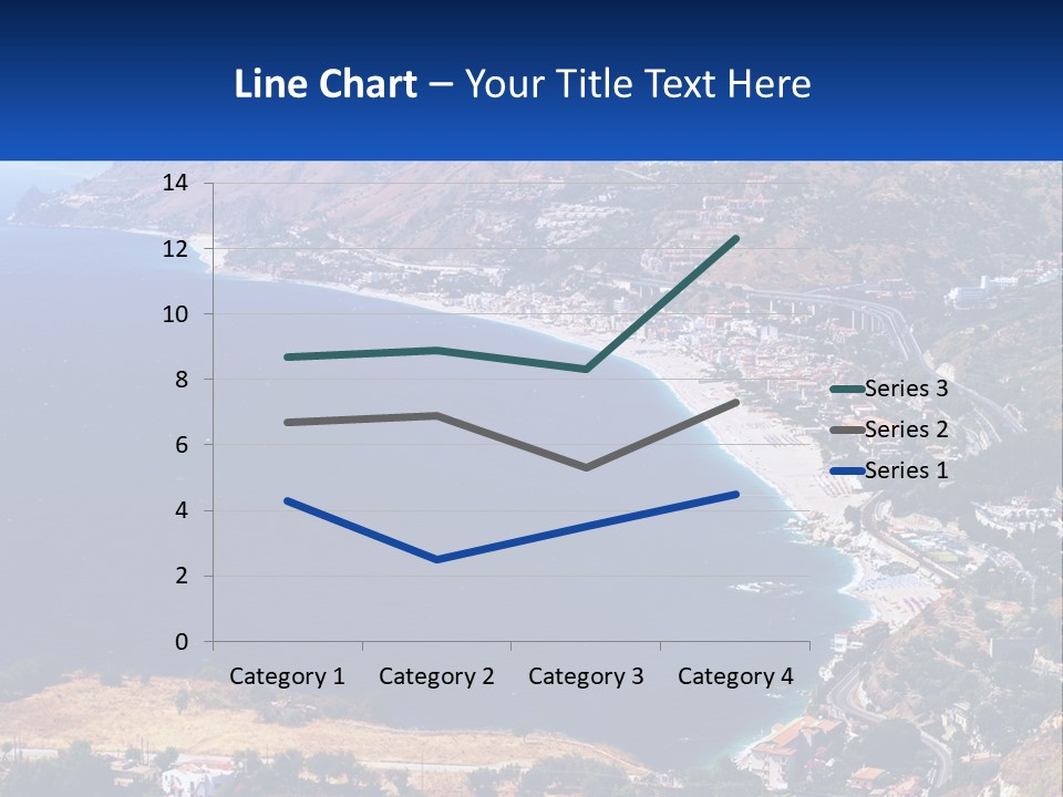 A Large Body Of Water Surrounded By Mountains PowerPoint Template