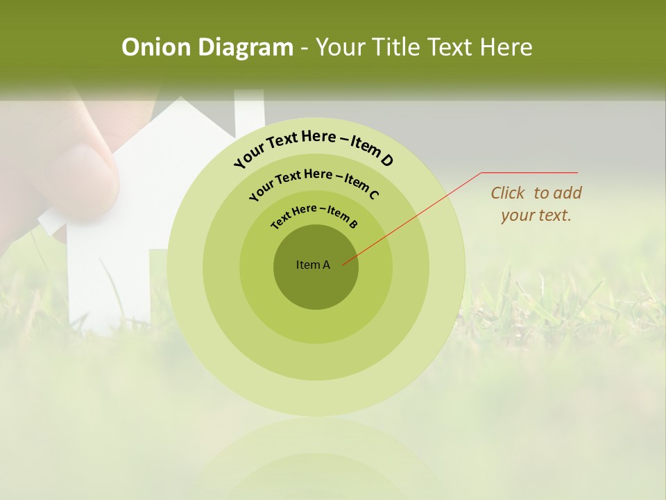 A Person Holding A Paper House In The Grass PowerPoint Template